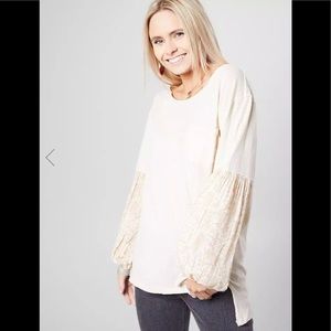 Free People Jade Colorblock Pocket T-Shirt